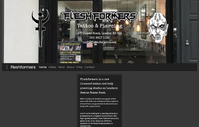 Fleshformers website